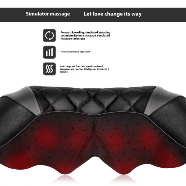 Neck Massager Kneading Hot Compress Multifunctional - Image 3