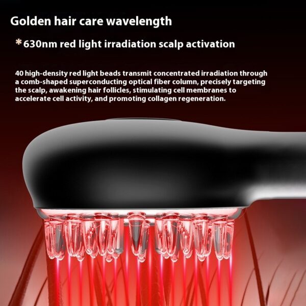 Red Light Scalp Care Scalp Cleaning Vibration Massage - Image 4