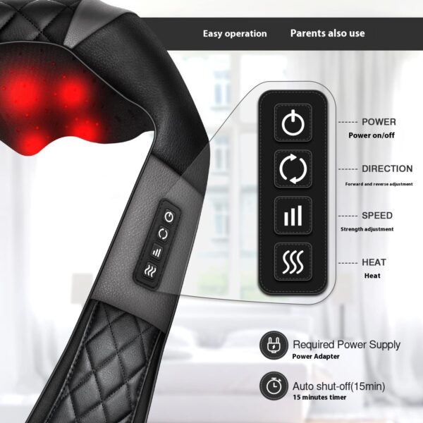Neck Massager Kneading Hot Compress Multifunctional - Image 2